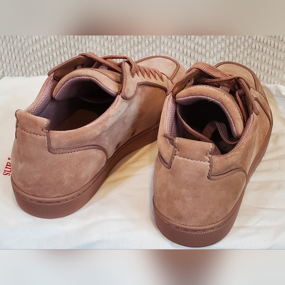 Christian Louboutin Suede Low-Top Sneakers – Dusty Rose – EU 40 / US 9W / 7M NWT - Picture 5 of 6